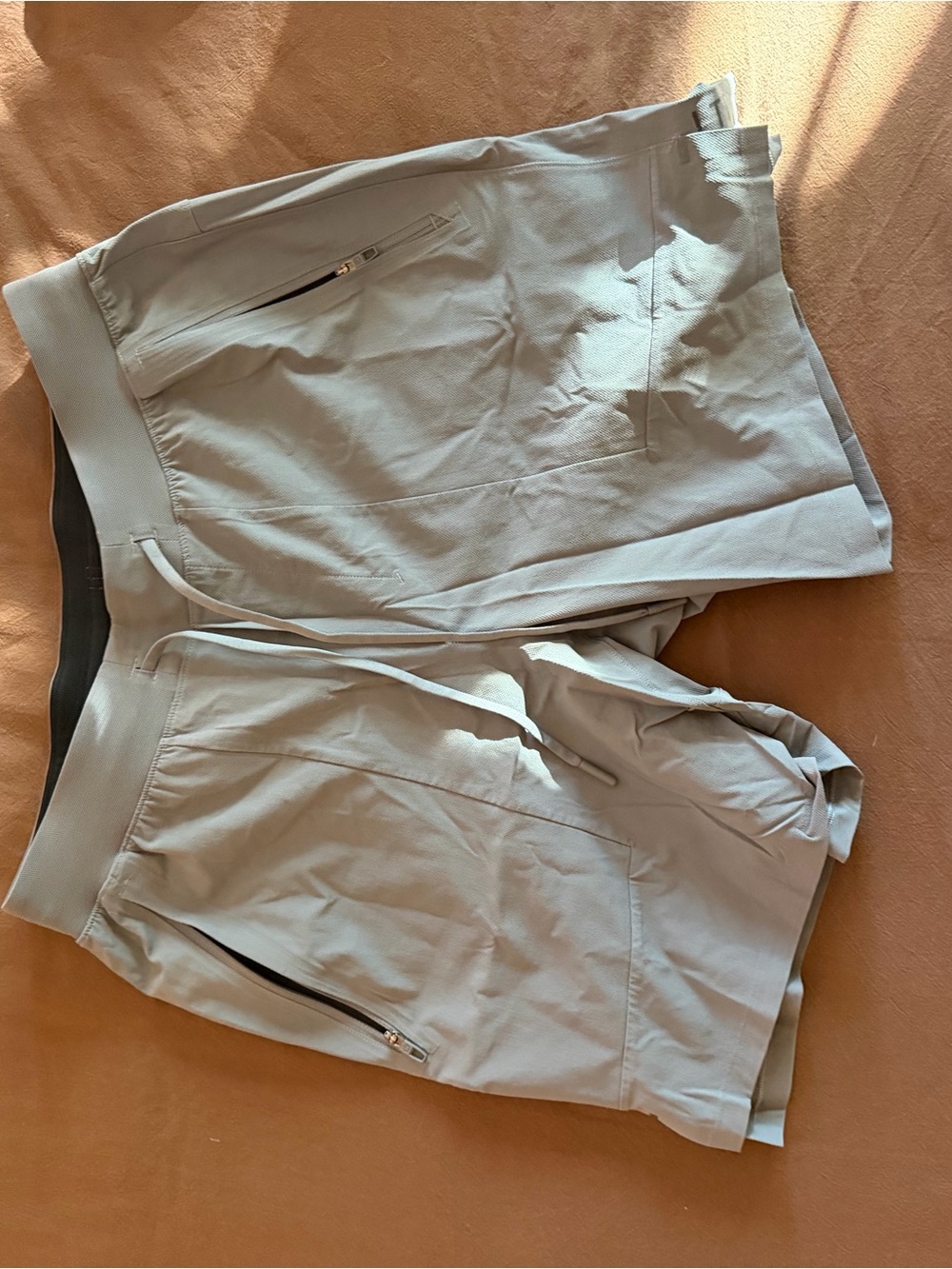 lululemon athletica Men's Light Gray Performance Shorts
